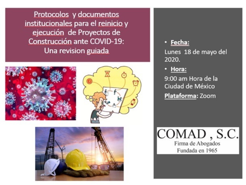 webinar, protocolos, comad, roberto hernandez